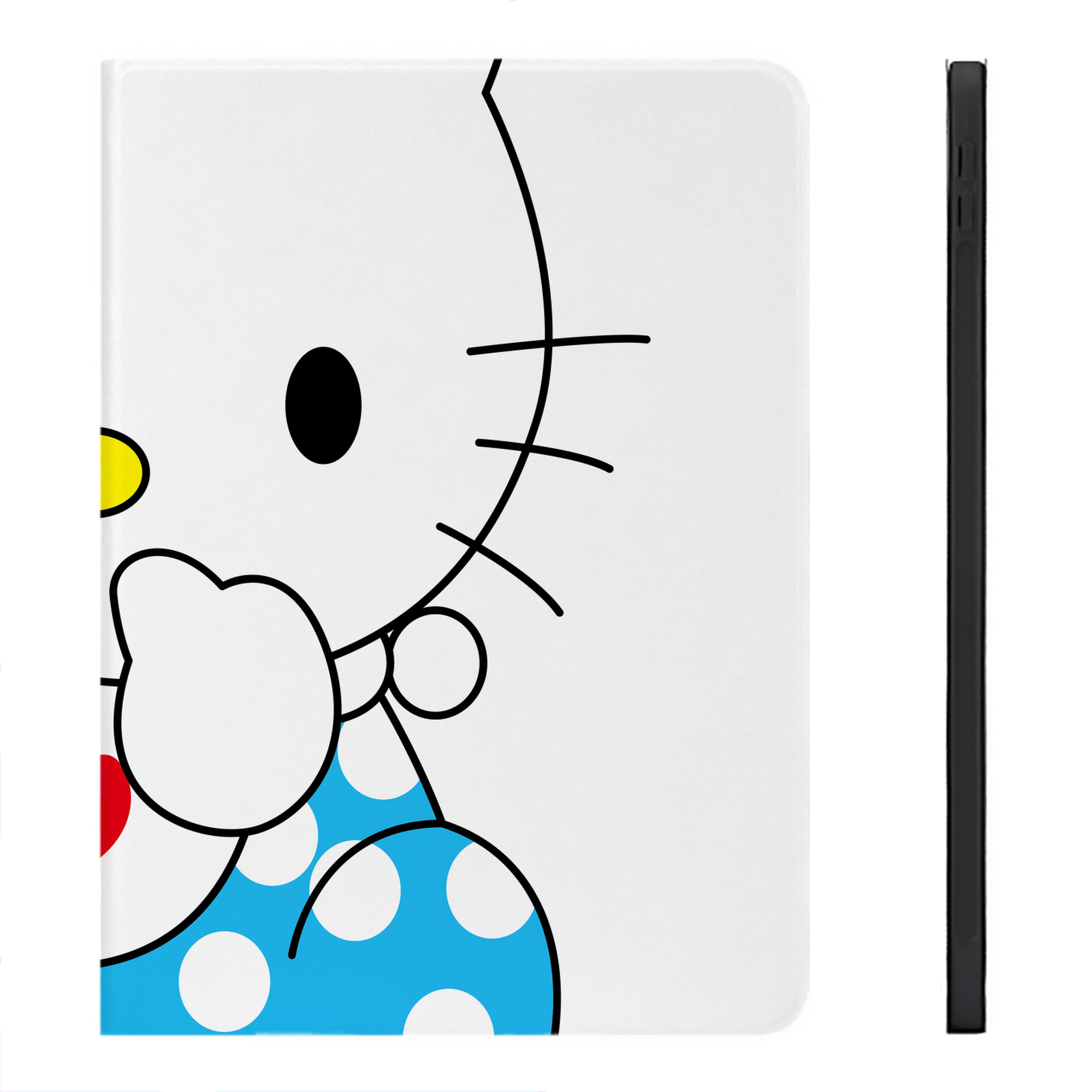 （画像用） Hello Kitty ハローキティ IPadケース ペンホルダー付き ブックスタイルデザイン